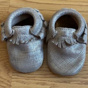 Freshly Picked Gold Mocassins Size 2 soft soles